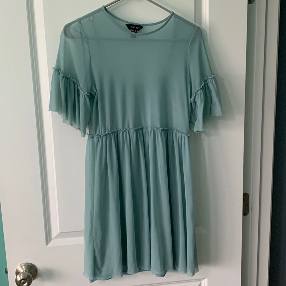 Dusty blue ASOS dress